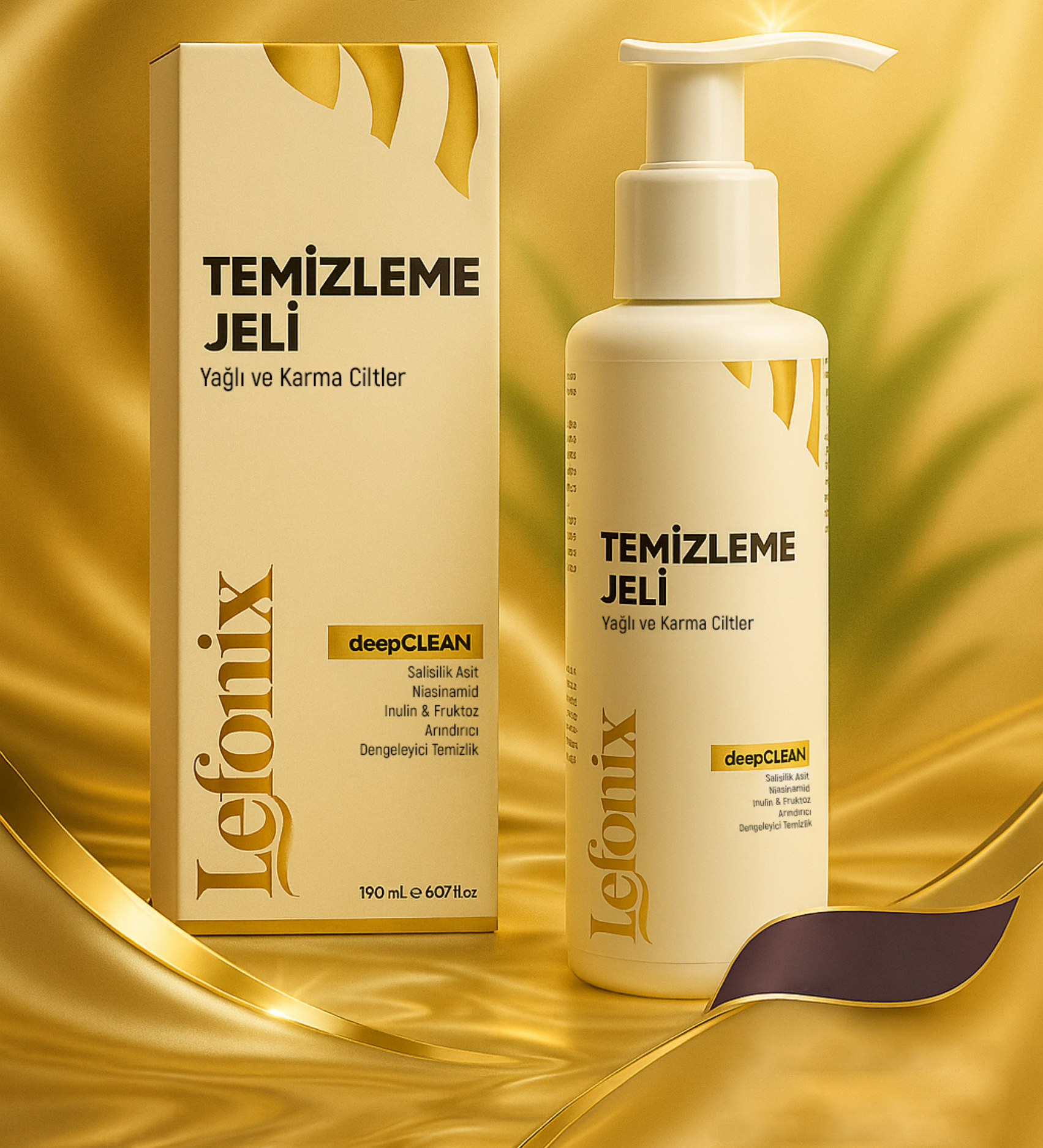 LEFONİX YAĞLI VE KARMA CİLTLER TEMİZLEME JELİ